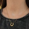Ali Express Horseshoe Necklace- Gold Online