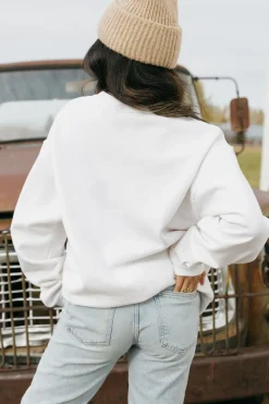 Sweet Claire Hot Chocolate Pullover-Cream White Outlet