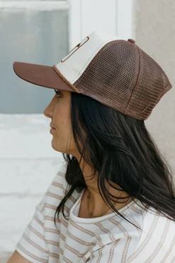 Fashion City Howdy Trucker Hat- Brown Discount