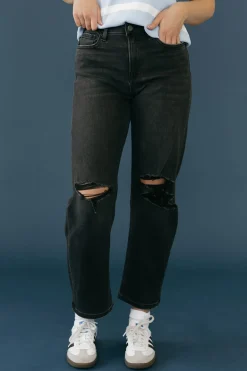 Vervet Jayli Denim-Washed Black Outlet