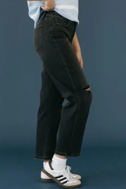 Vervet Jayli Denim-Washed Black Outlet