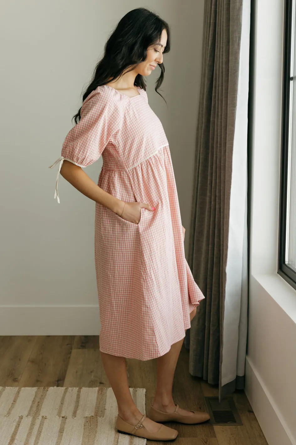 Dongguan Huoyoung Apparel Co Jensyn Dress- Gingham Pink Fashion