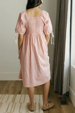 Dongguan Huoyoung Apparel Co Jensyn Dress- Gingham Pink Fashion