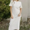 Polagram Jones Dress-Ivory/Taupe Neutral Outlet