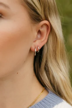 Ali Express Jordyn Hoop Earring Set-Silver Clearance