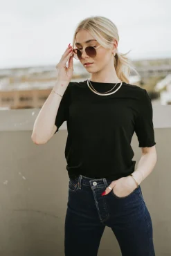 Dongguan Huoyoung Apparel Co Just For You Top-Black Sale