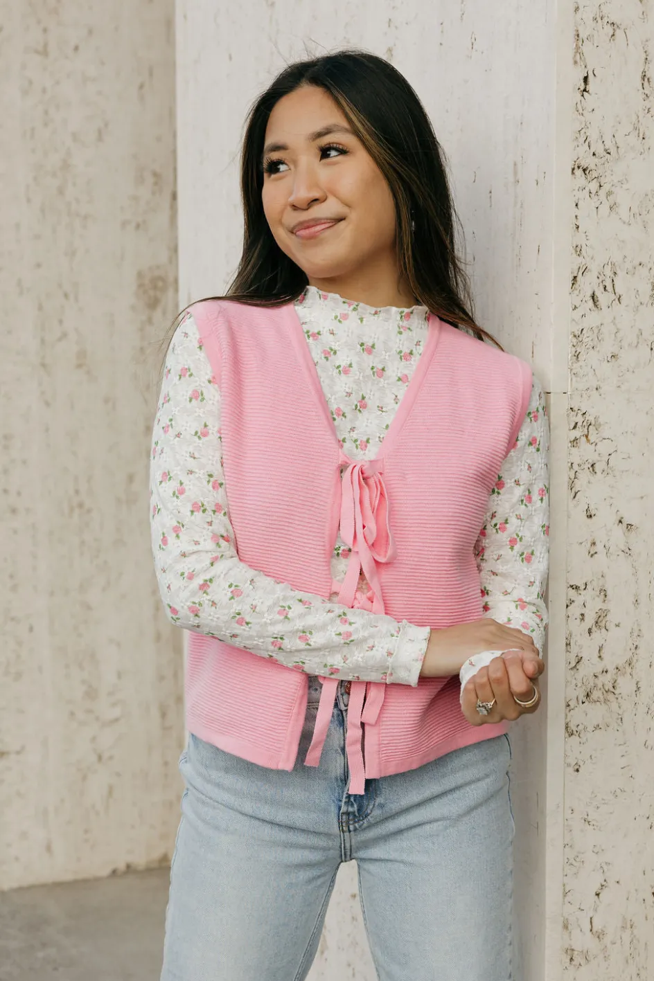 Anniewear Kacy Vest-Bubblegum Pink Clearance