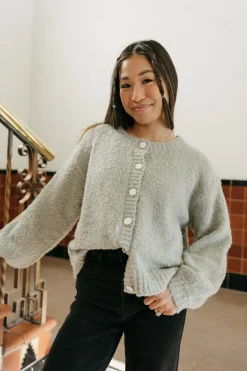 Polagram Kailie Cardigan-Sage Green Online