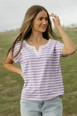 Dongguan Huoyoung Apparel Co Kaley Top-Lilac/ Purple Hot