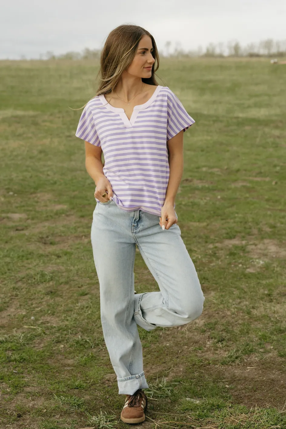 Dongguan Huoyoung Apparel Co Kaley Top-Lilac/ Purple Hot