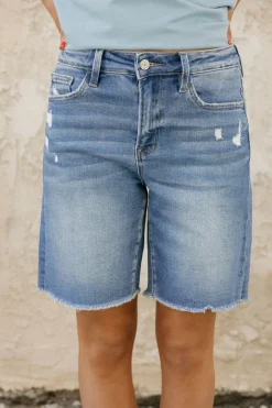 Vervet Kelbie Shorts-Medium Blue New