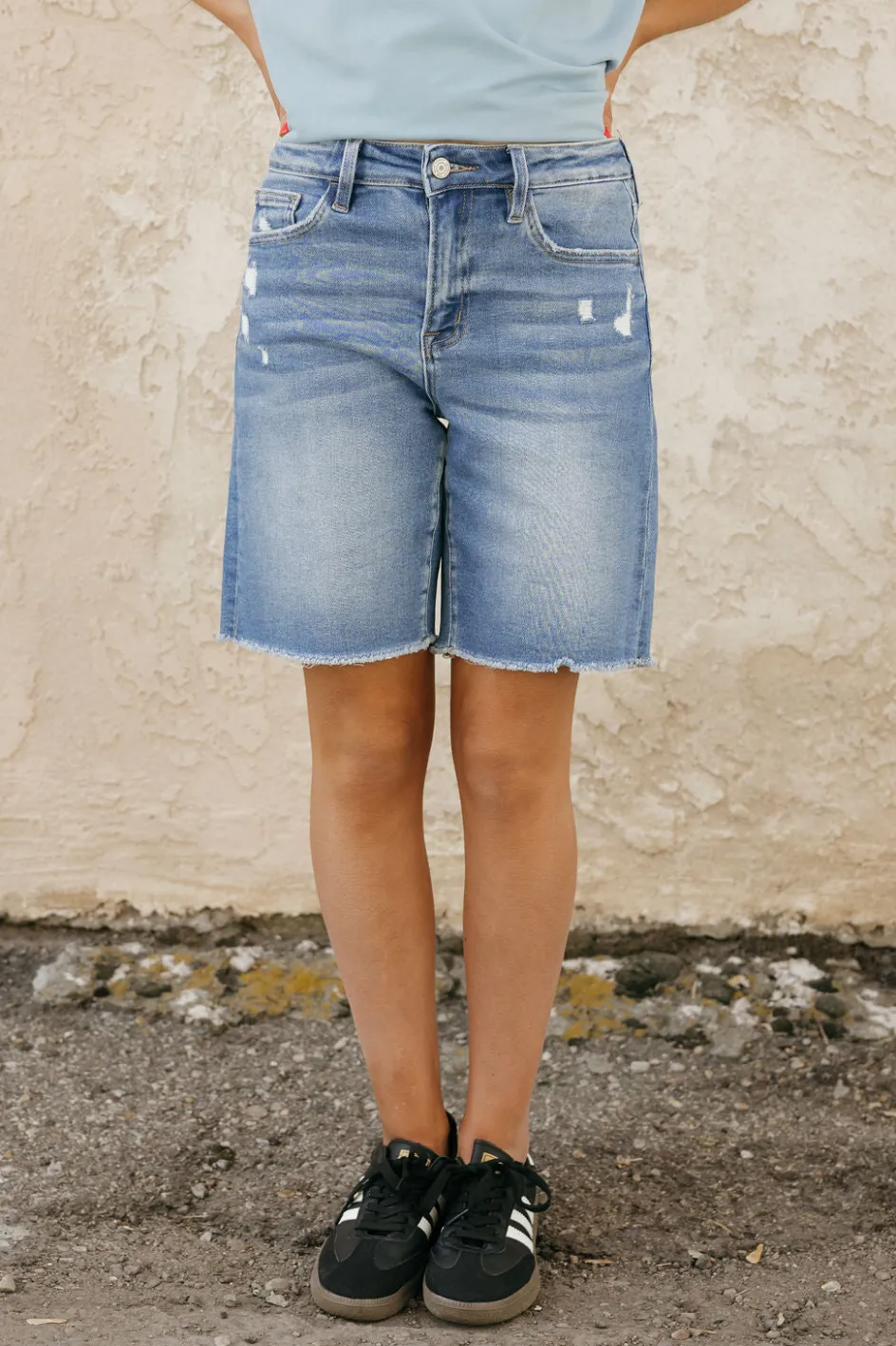 Vervet Kelbie Shorts-Medium Blue New