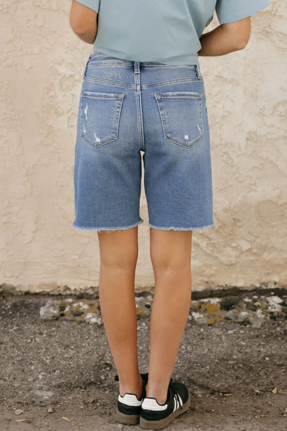 Vervet Kelbie Shorts-Medium Blue New
