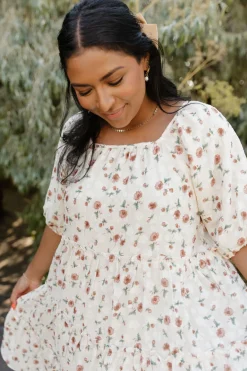 Dongguan Huoyoung Apparel Co Kenley Dress-Cream Floral White Online
