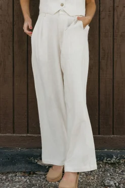Tea N Rose Kennedy Pants-Natural Neutral Best