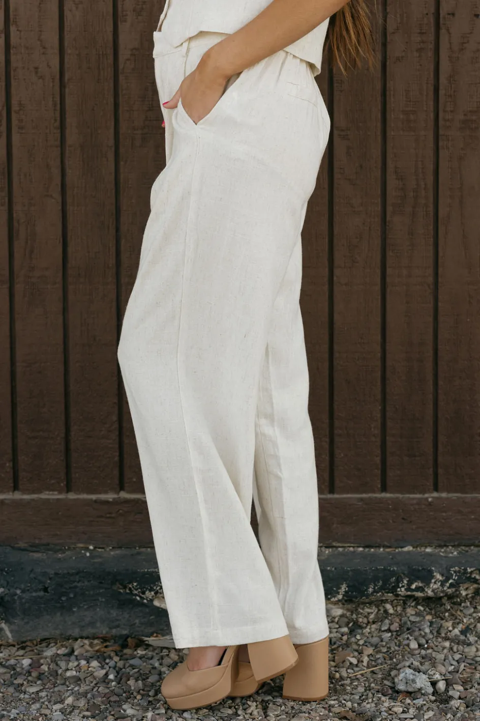 Tea N Rose Kennedy Pants-Natural Neutral Best