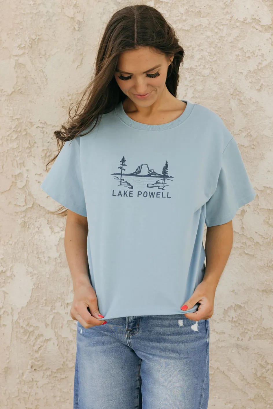 Dongguan Huoyoung Apparel Co Lake Powell Park Tee-Sky Blue Best