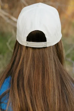 Fashion City Land of Freedom Ballcap- Ivory/Blue Discount