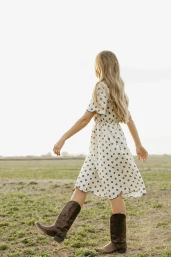 Tea N Rose Liana Dress-Cream/Midnight Neutral Sale
