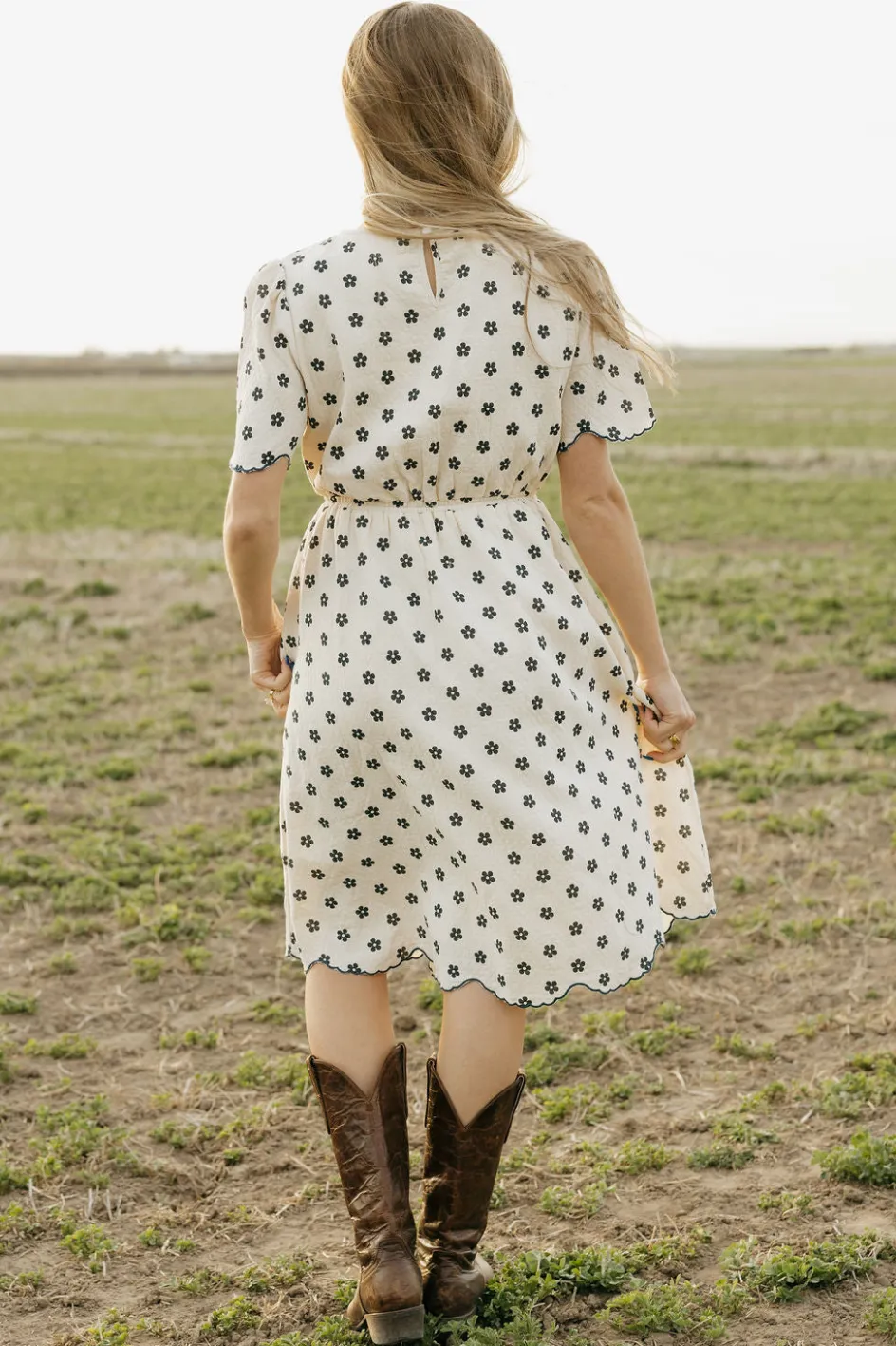 Tea N Rose Liana Dress-Cream/Midnight Neutral Sale