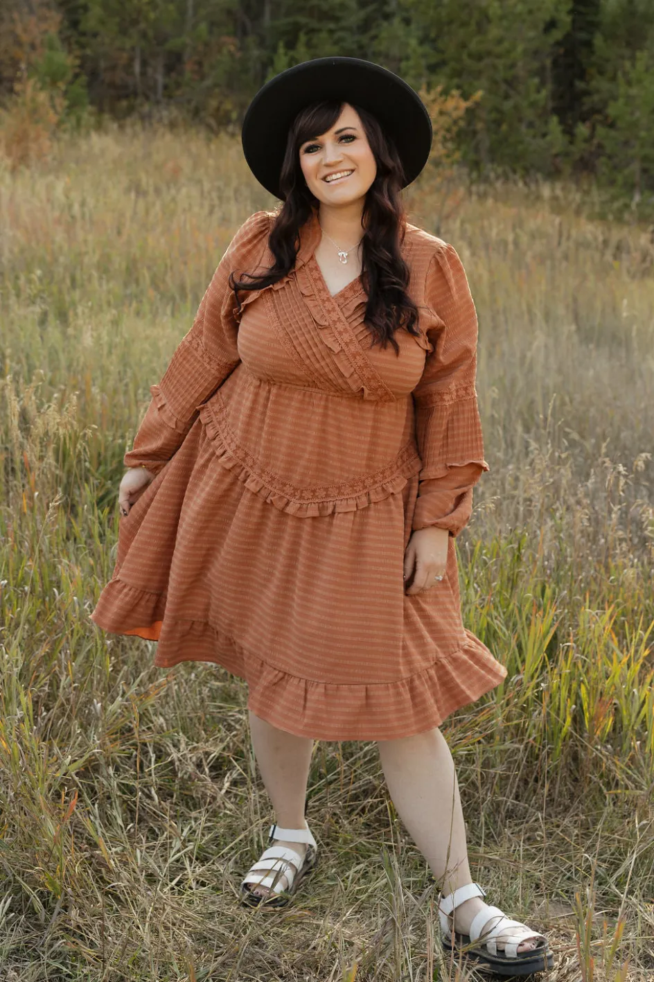 Dongguan Huoyoung Apparel Co Libbie Dress-Rust Orange Discount