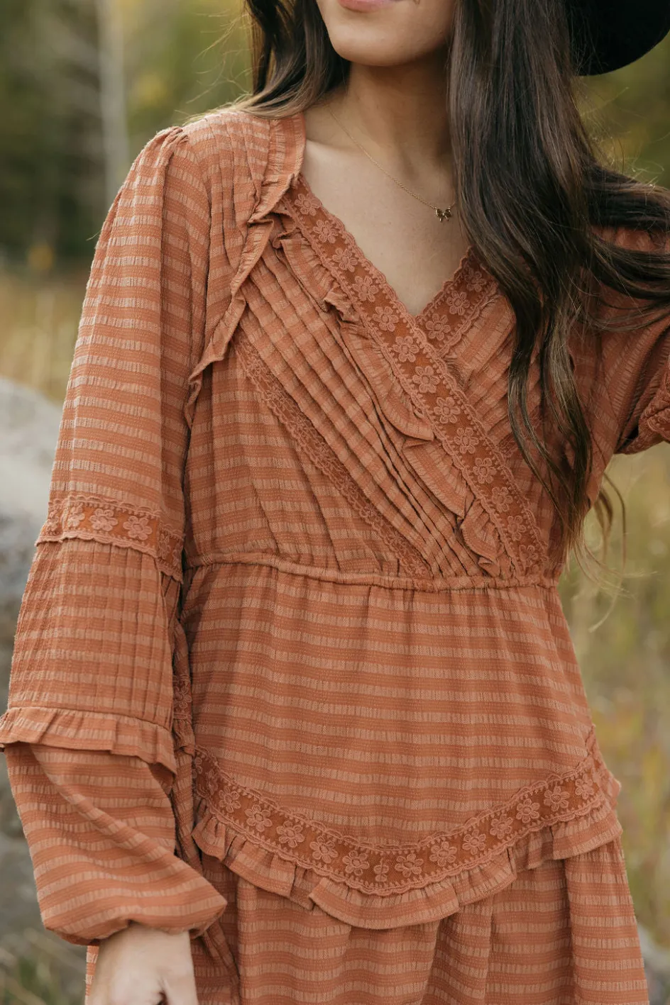 Dongguan Huoyoung Apparel Co Libbie Dress-Rust Orange Discount