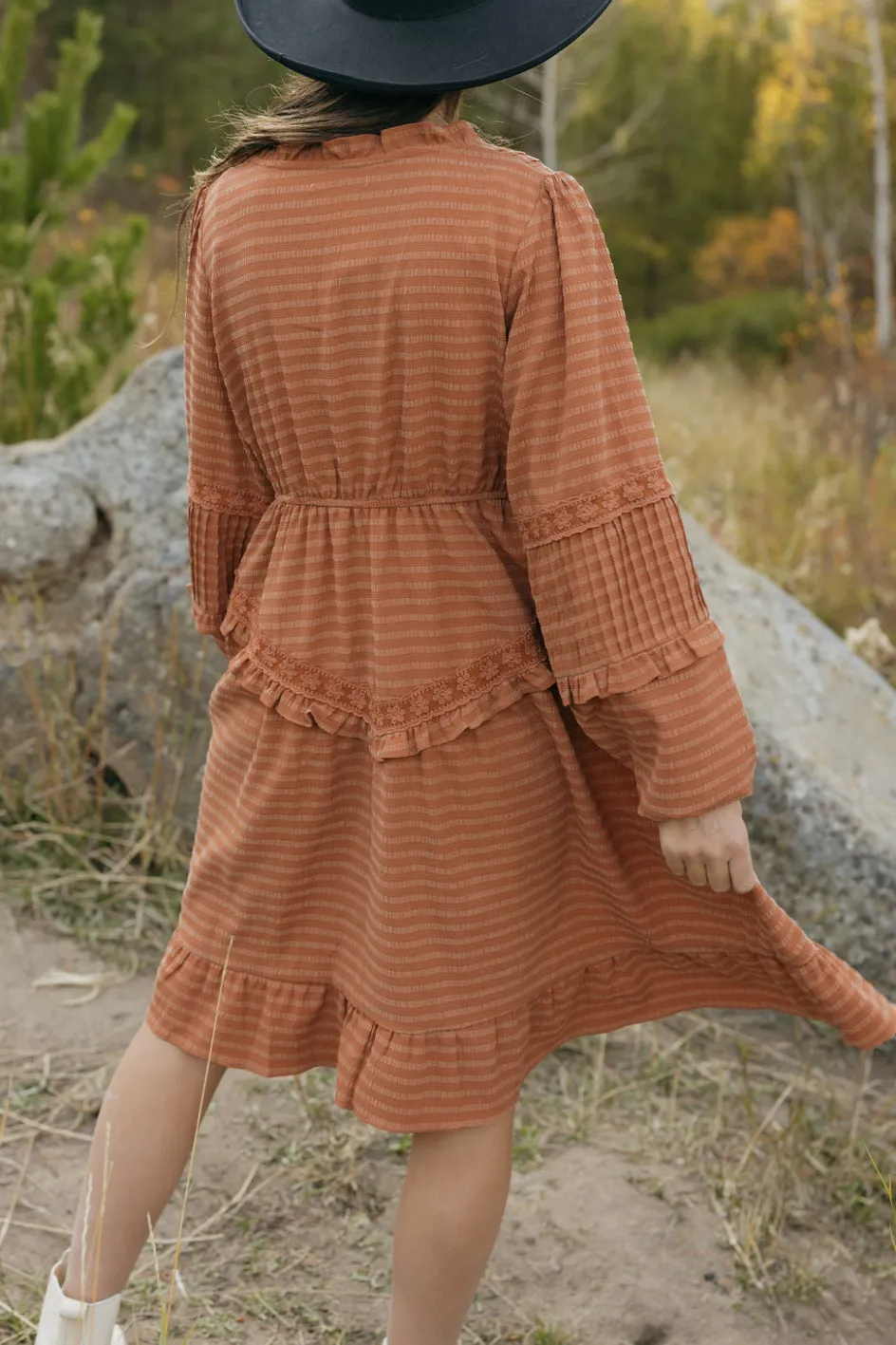 Dongguan Huoyoung Apparel Co Libbie Dress-Rust Orange Discount