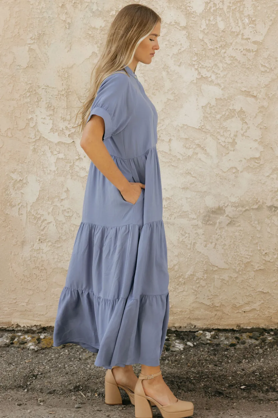 Dongguan Huoyoung Apparel Co Liberty Dress- Blue Online