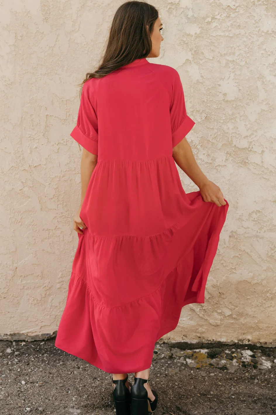Dongguan Huoyoung Apparel Co Liberty Dress-Hot Pink Sale