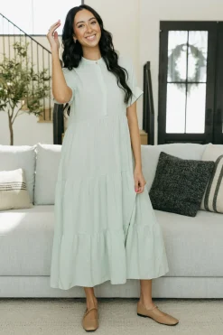 Dongguan Huoyoung Apparel Co Liberty Dress-Mint Green Hot