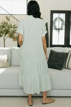 Dongguan Huoyoung Apparel Co Liberty Dress-Mint Green Hot