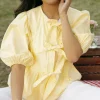Oddi Lilia Top-Butter Yellow Discount