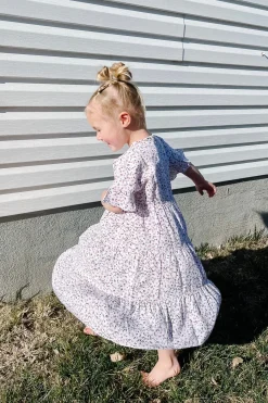 Love Olive Co Little Girl's Let Love Grow Dress-Pink/White Floral Online