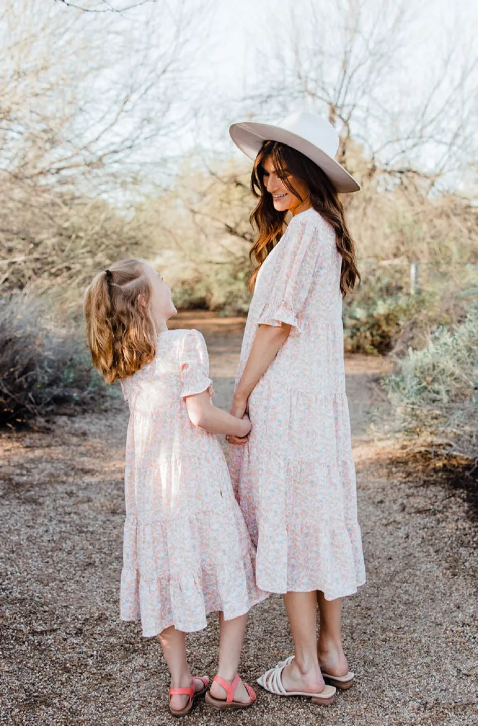 Love Olive Co Little Girl's Linden Dress-Lt. Pink Multi Discount
