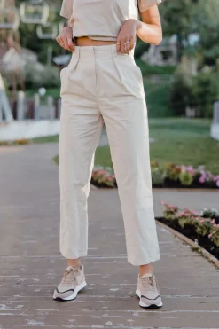 Miou Muse Logan Pants-Stone New