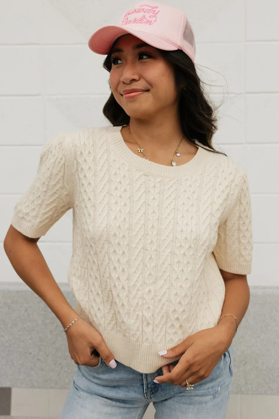 Dongguan Huoyoung Apparel Co Londyn Sweater-Cream Clearance