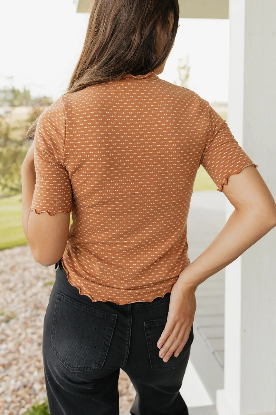 Polagram Lucia Top-Camel Brown Discount