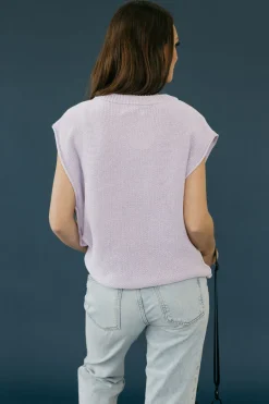 In February Lucy Top-Lavender Purple Clearance