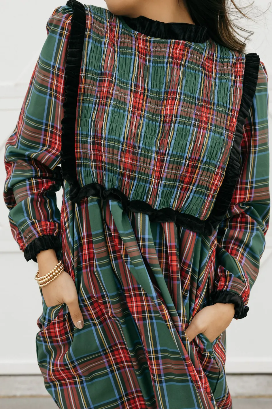 Dongguan Huoyoung Apparel Co Mae Dress-/Red Green New