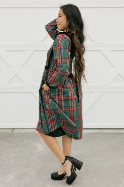 Dongguan Huoyoung Apparel Co Mae Dress-/Red Green New