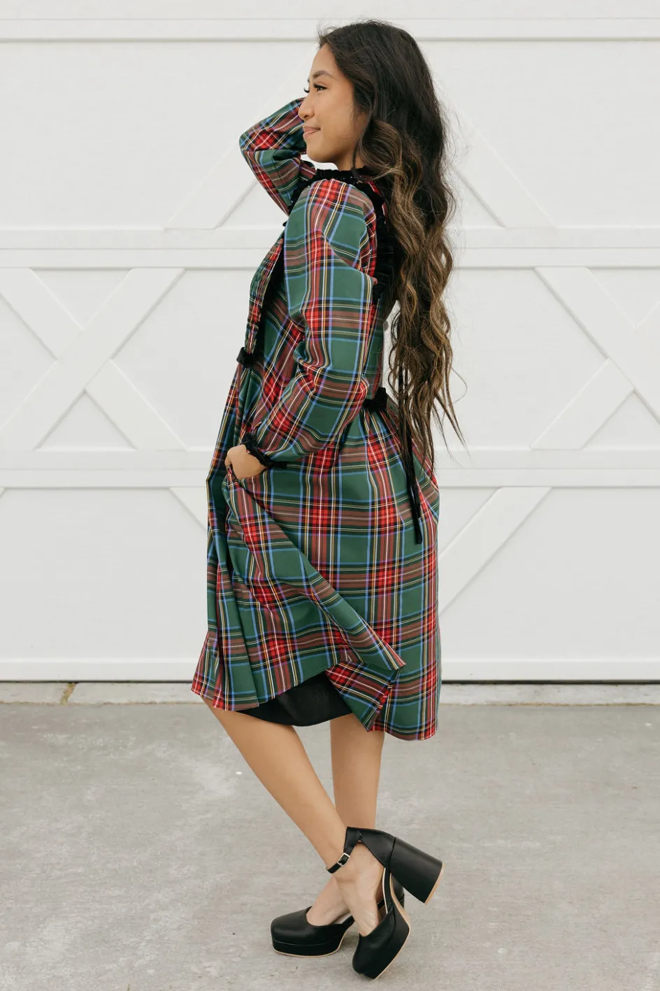Dongguan Huoyoung Apparel Co Mae Dress-/Red Green New