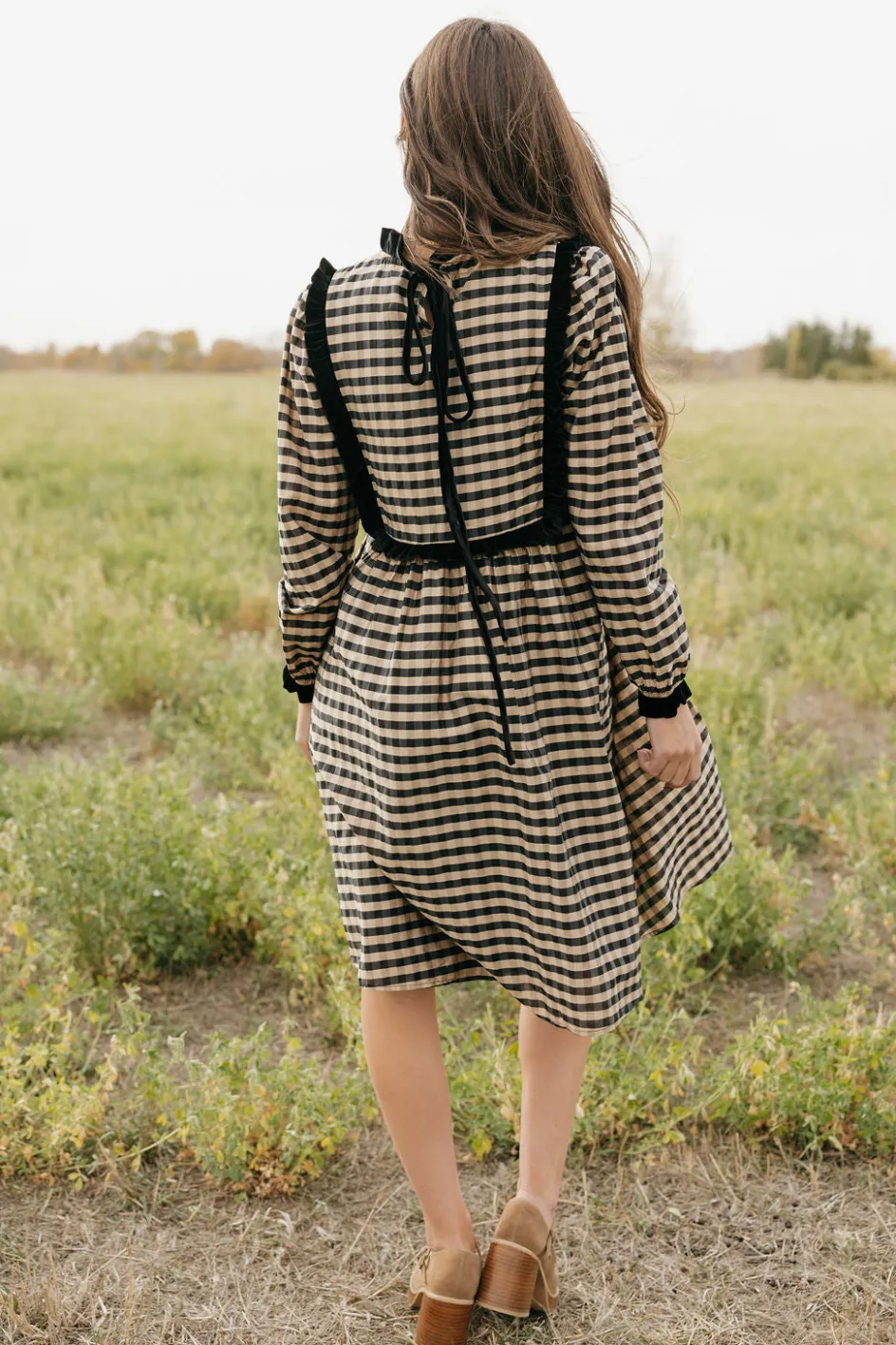 Dongguan Huoyoung Apparel Co Mae Dress-Tan/Black Neutral Best