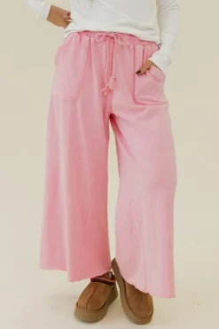 Easel Maren Pants-Barbie Pink Sale