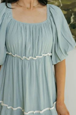 Polagram Mary Kate Dress-Light Blue Sale