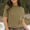 Dongguan Huoyoung Apparel Co Mason Top-Olive Green Hot