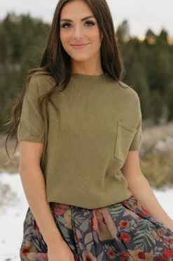 Dongguan Huoyoung Apparel Co Mason Top-Olive Green Hot