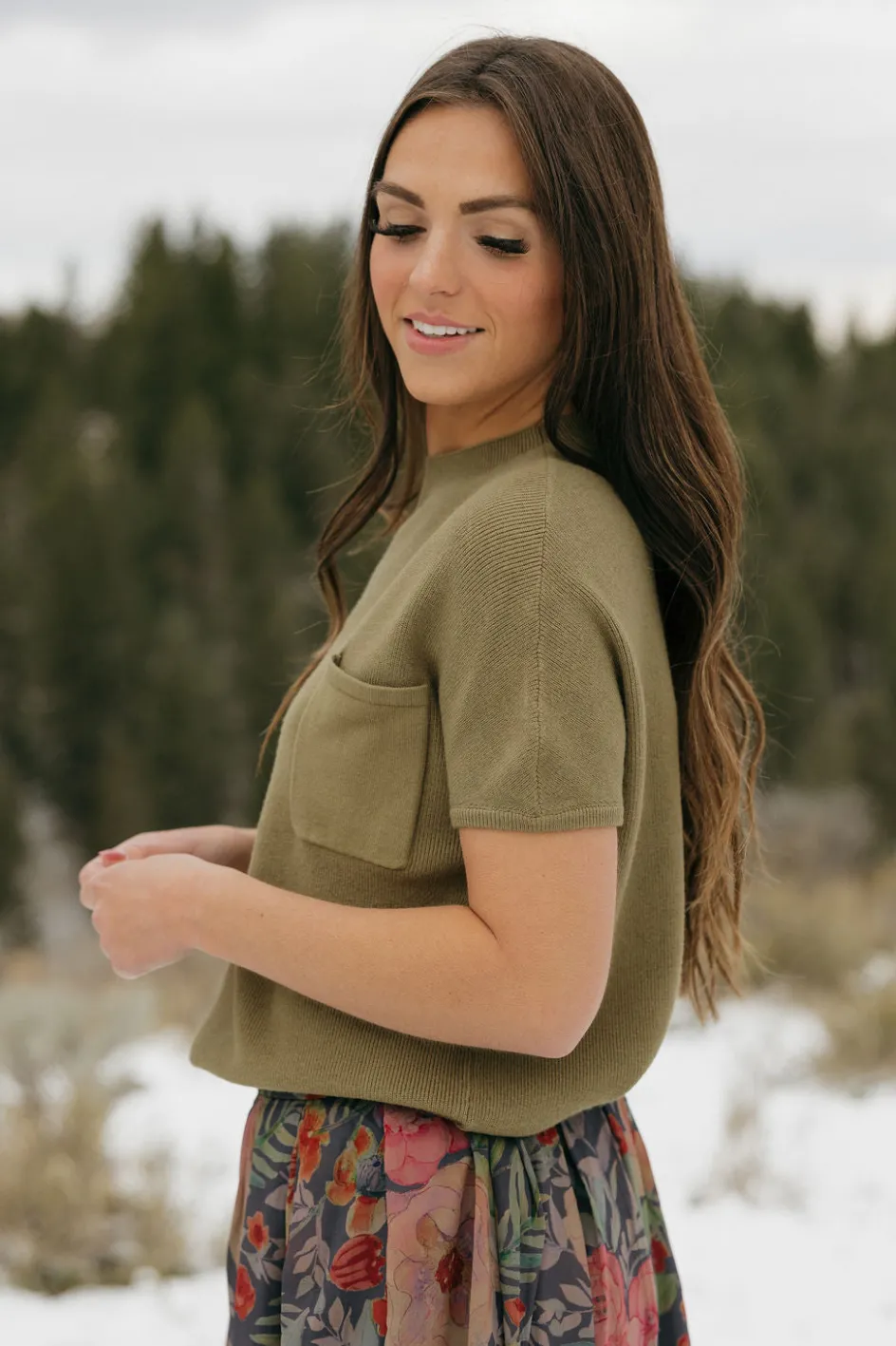 Dongguan Huoyoung Apparel Co Mason Top-Olive Green Hot
