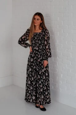 Dongguan Huoyoung Apparel Co Maylee Dress- Multi Black Sale