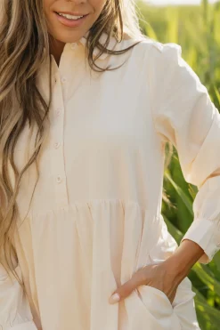 Dongguan Huoyoung Apparel Co Maylie Dress-Cream Neutral Outlet