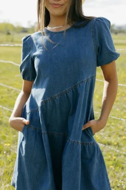 Dongguan Huoyoung Apparel Co Mckinley Dress-Denim Blue Outlet